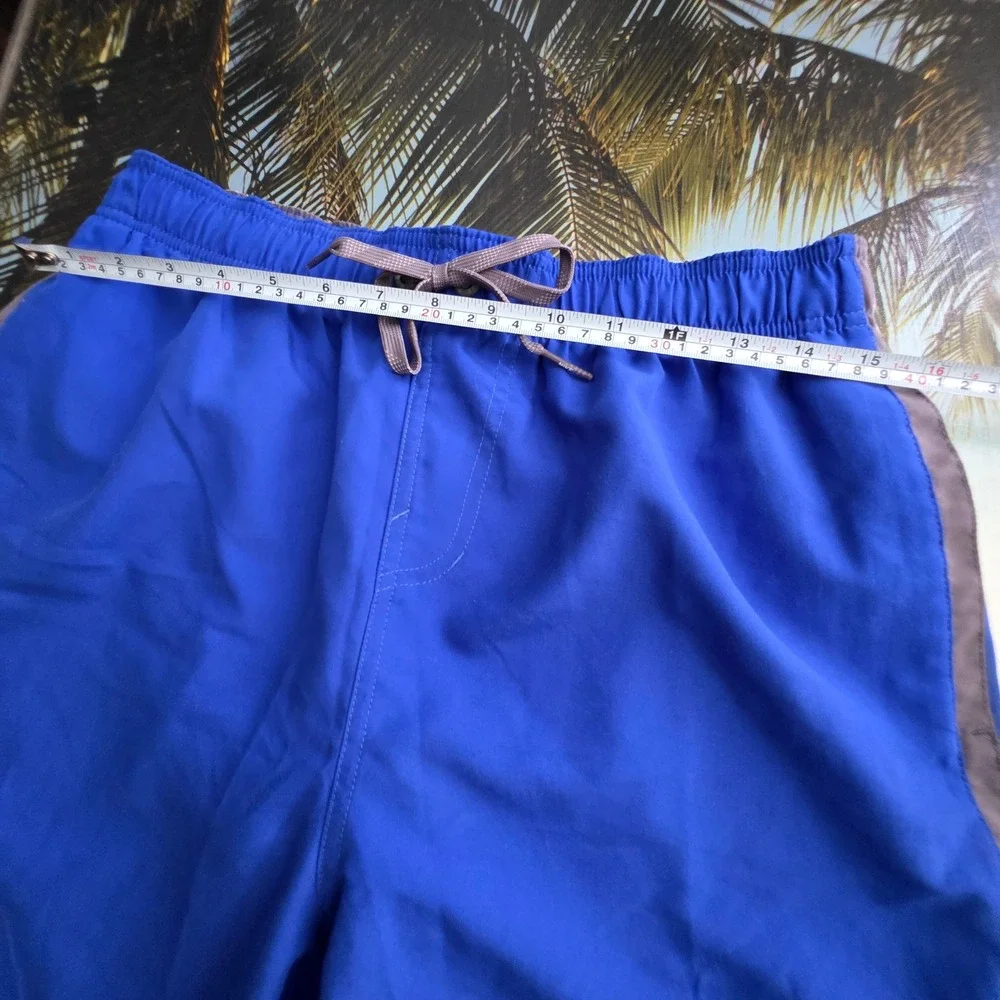 Nike Mens Royal Blue Swim Trunks Board‎ Shorts Mesh Lined Size Medium